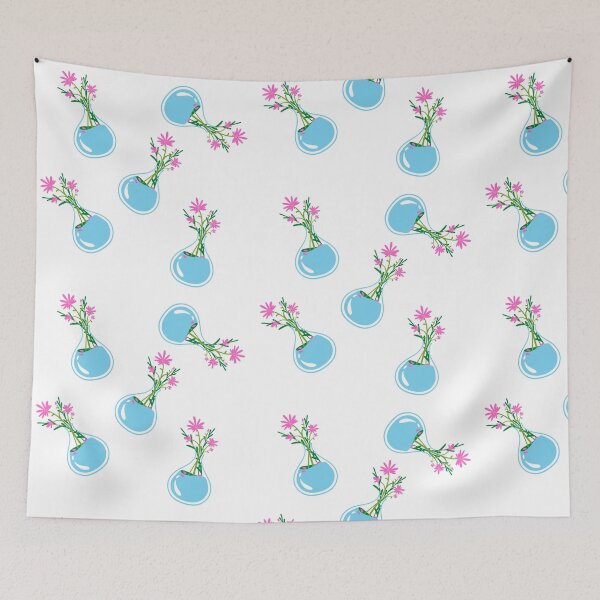 Item preview, Flower vase background pattern designed and sold by conceptDVS.