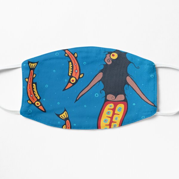 The first binaabekwe Flat Mask