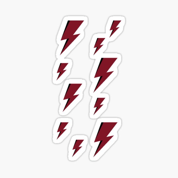 Lightning pattern - Eyesasdaggers Sticker