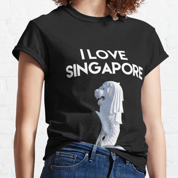 Singapore Merlion T Shirts Redbubble