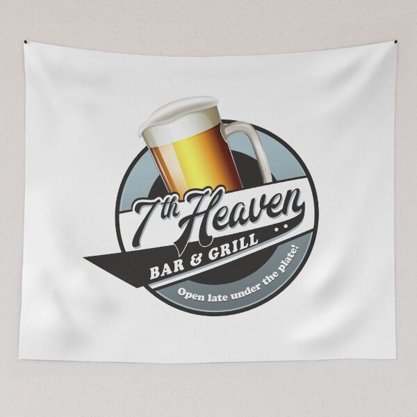 Item preview, 7th Heaven Bar and Grill designed and sold by OakGroveMerc.