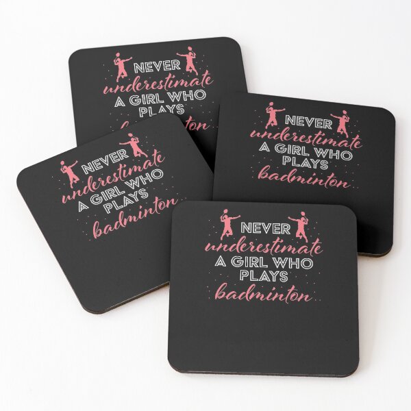 Item preview, Never Underestimate A Badminton Girl Player Gift designed and sold by jeffded.