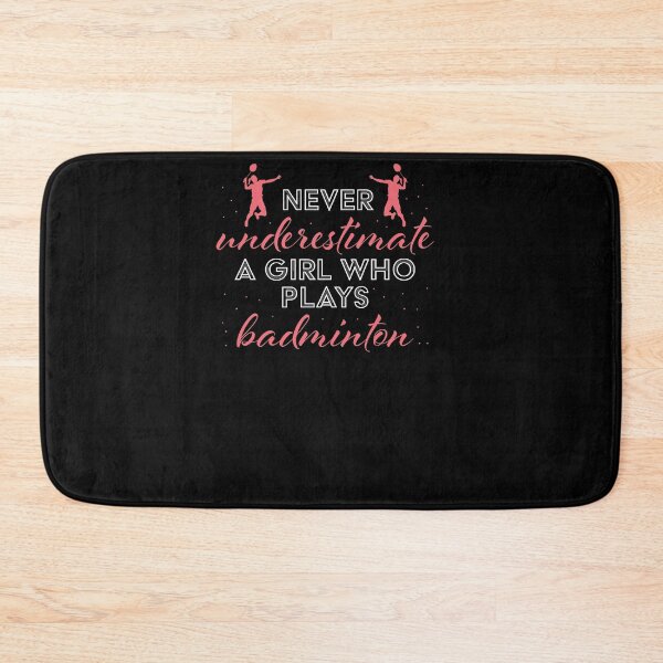 Item preview, Never Underestimate A Badminton Girl Player Gift designed and sold by jeffded.