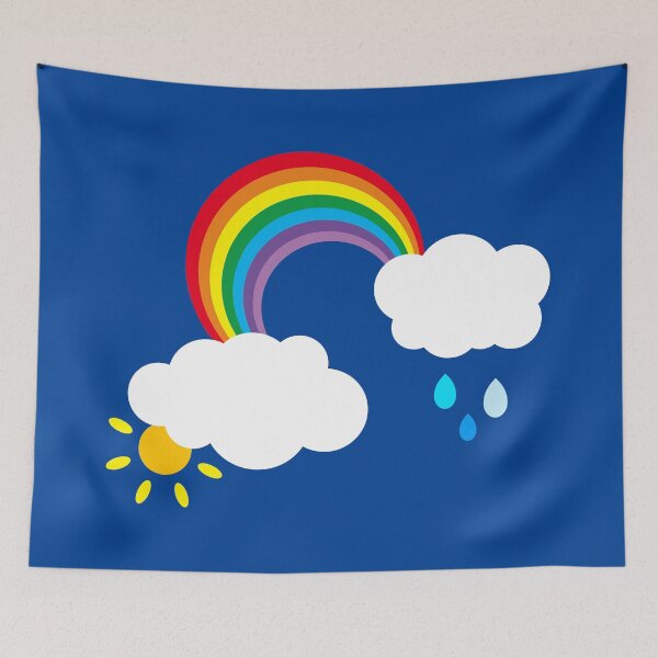 Item preview, Rainbow Weather Pattern 3 designed and sold by Helen McCartney Designs.