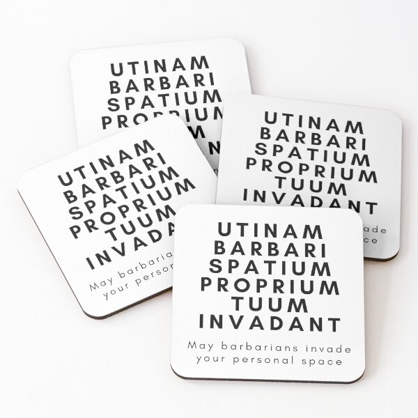 Item preview, May barbarians invade your personal space designed and sold by Jajamon.