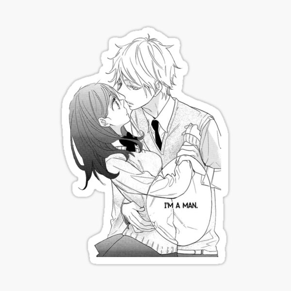 Design Shinomiya And Kae Couple Kiss Him Not Me Anime Gifts For Fans  Greeting Card by Anime Art