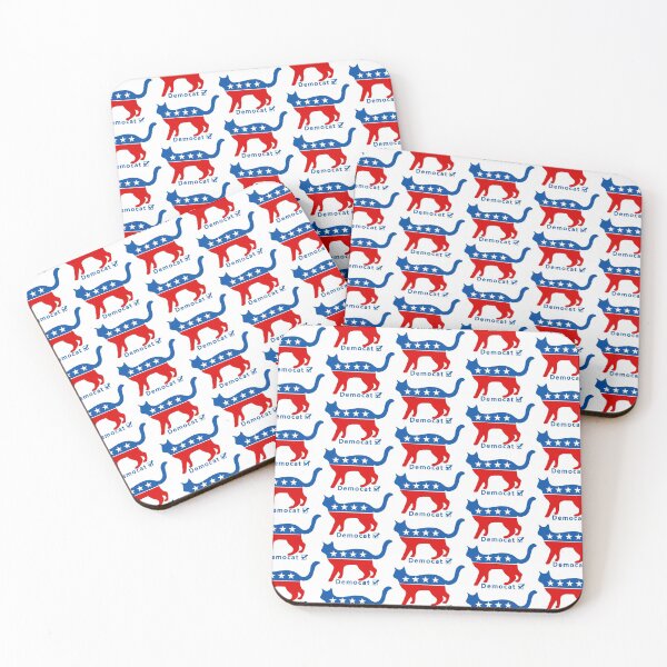 Item preview, Democrat DemoCAT Cat Lover Liberal 2020 designed and sold by TeeCreations.