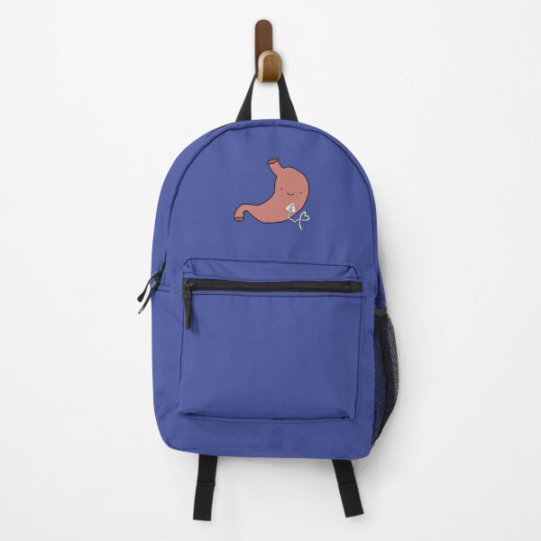 Happy Tubie stomach Backpack for Sale by Jasminmayox