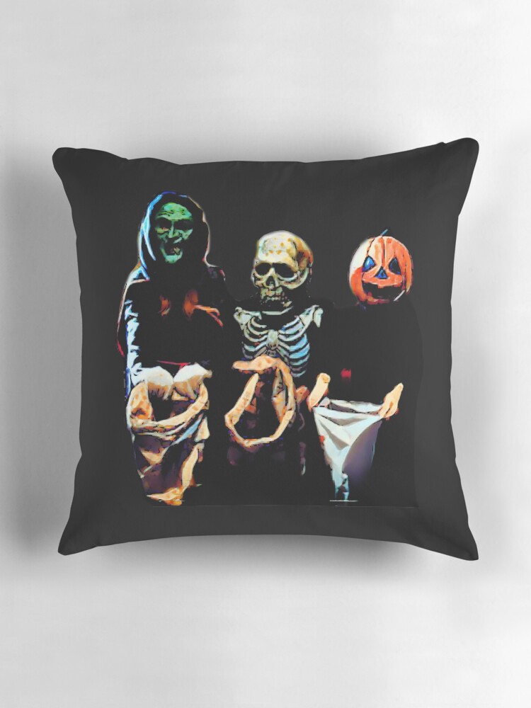 Thumbnail 3 of 4, Pillow, trick or treat designed and sold by JTK667.