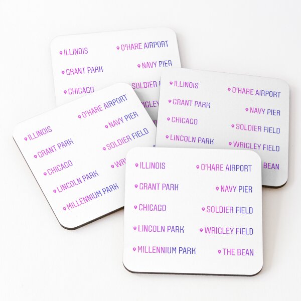Artikelvorschau, Illinois Chicago Sticker Pack entworfen und verkauft von spicynudo.