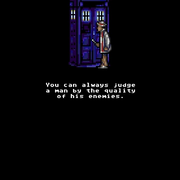 Artwork thumbnail, Time And Relative Pixels: Seventh Doctor by Riott Designs