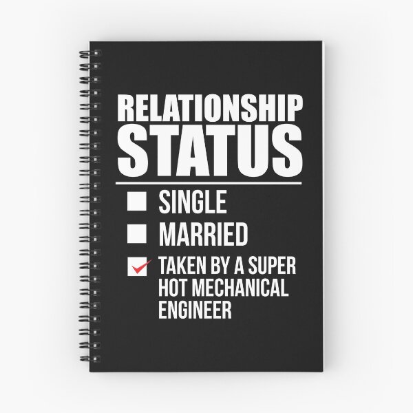 Item preview, Relationship status taken by super hot Mechanical Engineer Valentine's Day designed and sold by losttribe.
