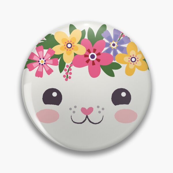 Item preview, Love Bunny with Floral Crown designed and sold by Daisy Beatrice.