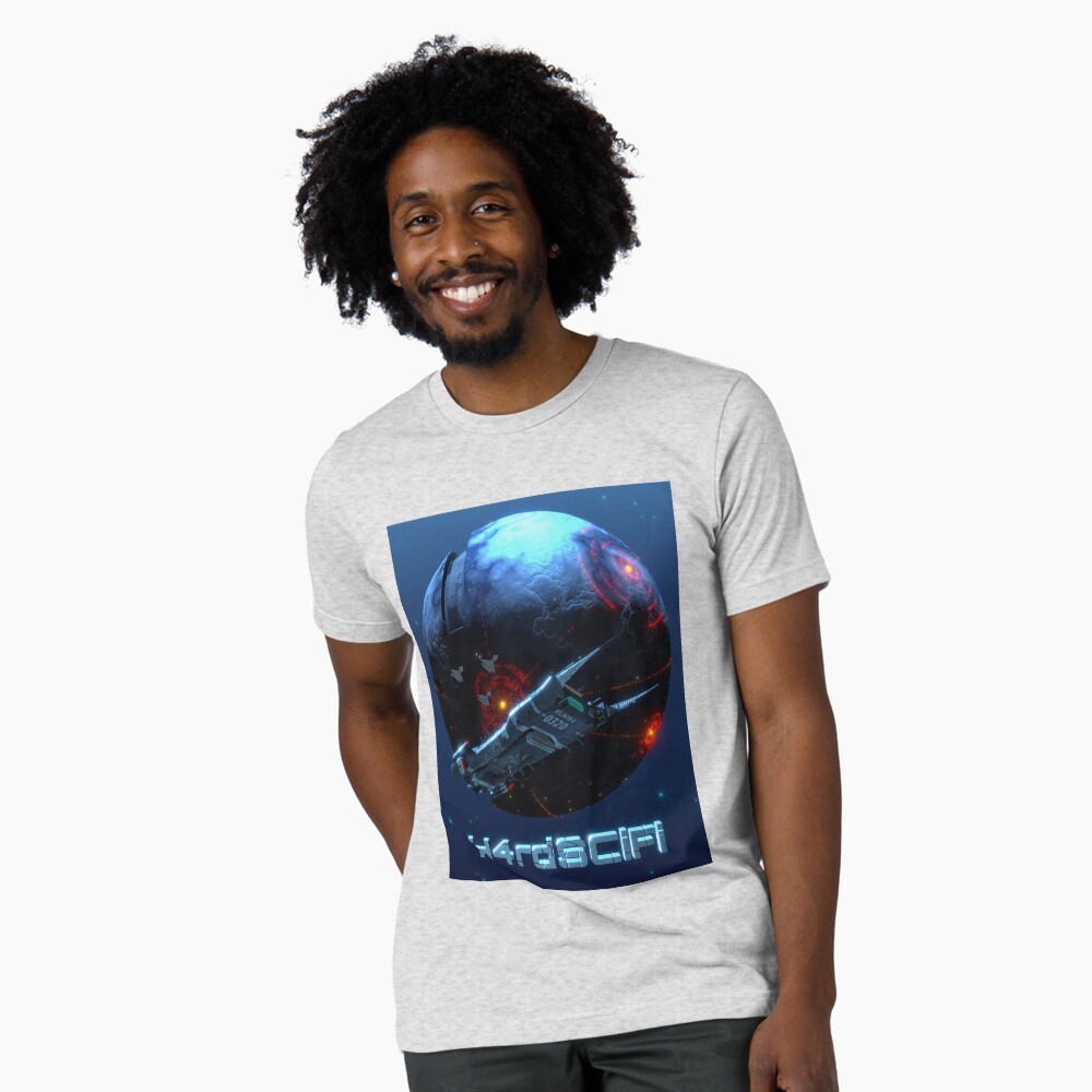Aperçu de l'œuvre T-shirt chiné créée et vendue par SmartGalaxy.