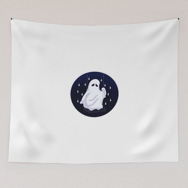 Item preview, Sad ghost on swing designed and sold by Tim-F.