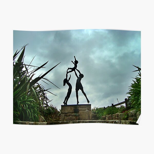 "Children" - Tresco Abbey Gardens Poster