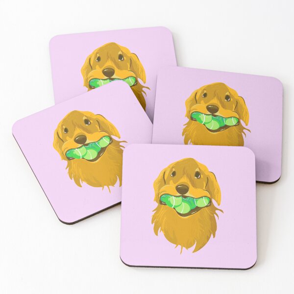 Item preview, Golden Retriever with Tennis Balls designed and sold by Paw-Living.