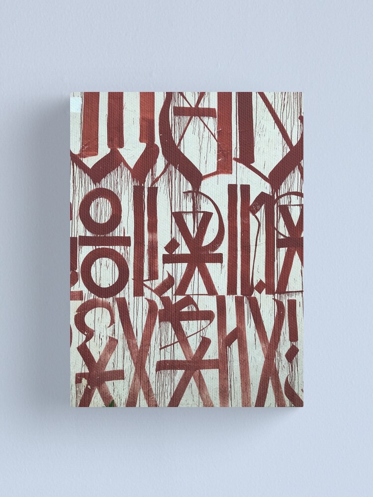 Alternate view of Retna Graffiti Calligraphy Canvas Print