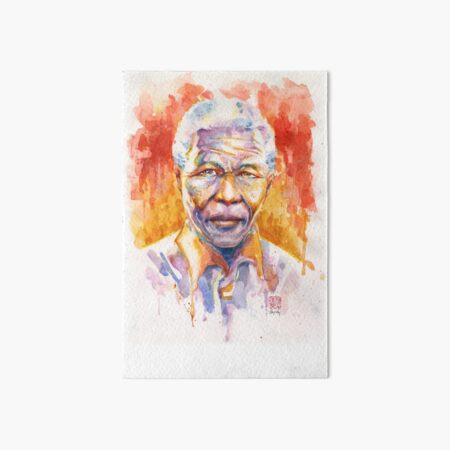 Nothing is Impossible - Nelson Mandela Art Board Print