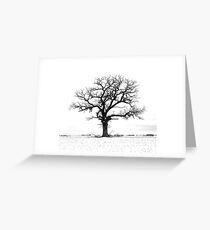 Lone tree Greeting Card