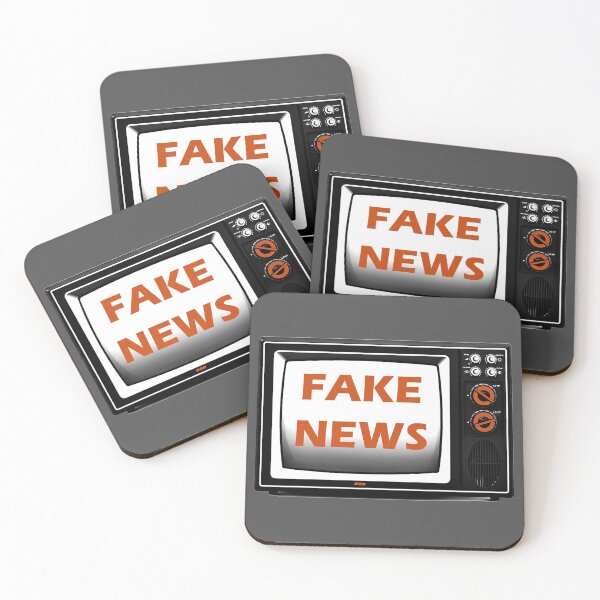Item preview, FAKE NEWS - fake news, the TV is lying designed and sold by ArtOfRebellion.
