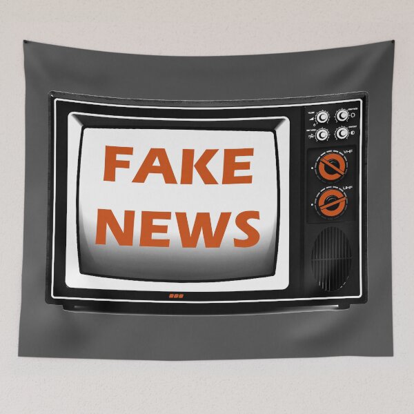 Item preview, FAKE NEWS - fake news, the TV is lying designed and sold by ArtOfRebellion.