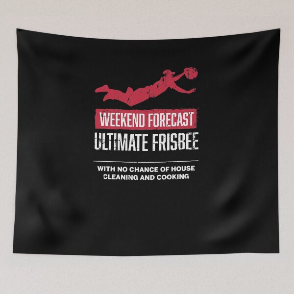 Item preview, Weekend Forecast Ultimate Fisbee Disc Golf Player designed and sold by jeffded.
