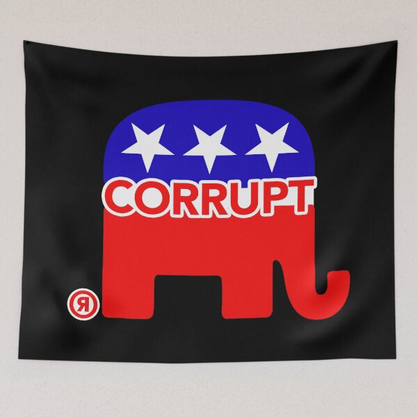 Aperçu de l'œuvre Éléphant GOP corrompu (petit) créée et vendue par Thelittlelord.