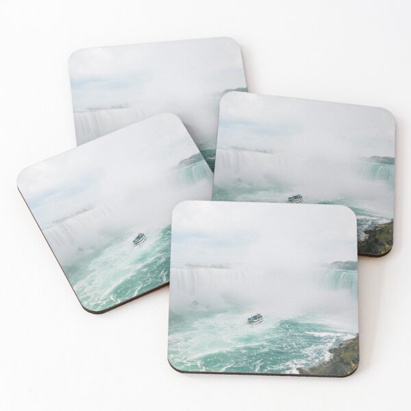 Item preview, Niagara Falls with boat in Summer - Niagara Falls Wall Art designed and sold by Nick Randall.