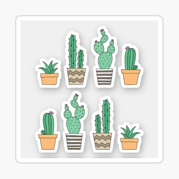 stikers mignons de cactus Sticker