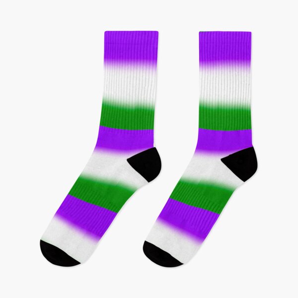 Item preview, Genderqueer Flag designed and sold by ShortStickers.
