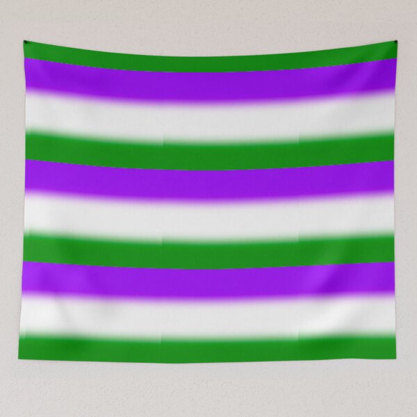 Item preview, Genderqueer Flag designed and sold by ShortStickers.