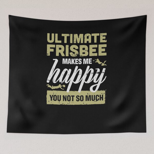 Item preview, Ultimate Frisbee Makes Me Happy Disc Golf designed and sold by jeffded.