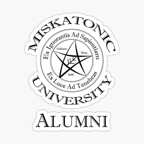Miskatonic University - Alumni Sticker