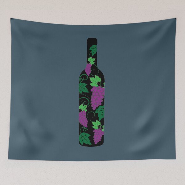 Item preview, Wine Bottle Dark designed and sold by parazitgoodz.