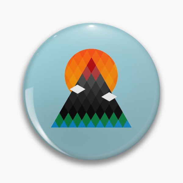 Item preview, Volcano - Poligonal Graphic Design designed and sold by Lumos19 Studio.