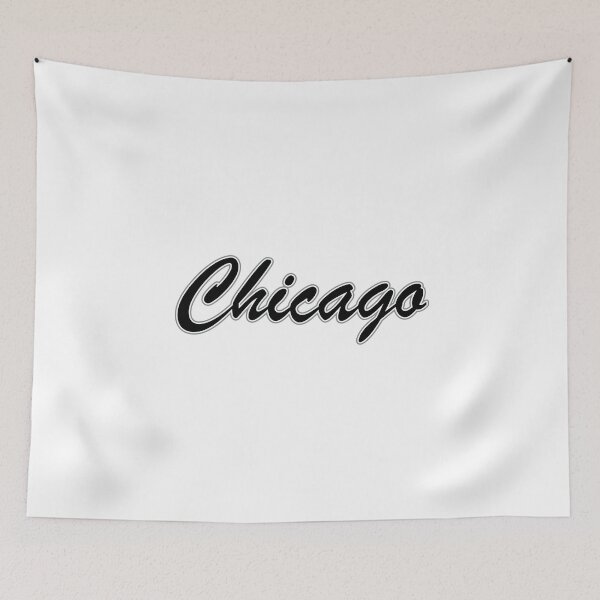 Item preview, Baseball Fan of Chicago Black and Silver on White (alt) designed and sold by gkillerb.