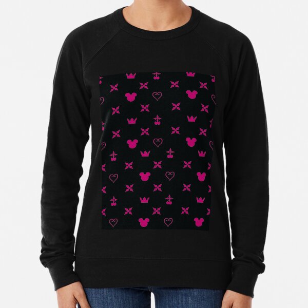 Kingdom Hearts pink wraparound Lightweight Sweatshirt