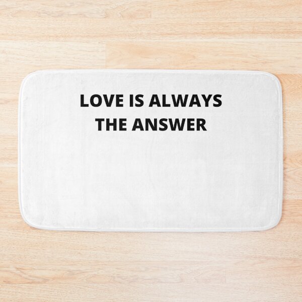 Item preview, LOVE IS ALWYS THE ANSWER , Gift For Friend , Gift For Birthday  designed and sold by Just Smile.