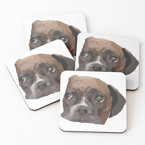 Item preview, Boxer Face (Unblended) designed and sold by FuchsiaUnicorn.