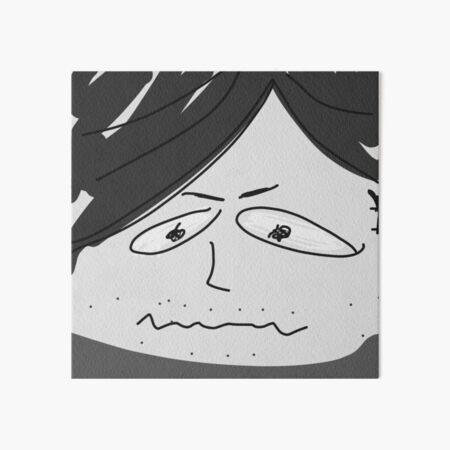 Dark hair Fella Art Board Print