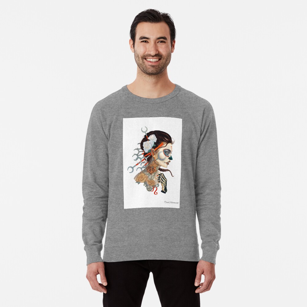 Item preview, Lightweight Sweatshirt designed and sold by tarotmuertos.