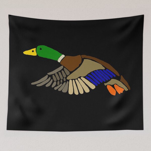 Item preview, Cool Artistic Mallard Duck in Flight Art designed and sold by Nature's Fancy.