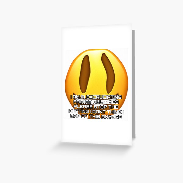 Cursed Emoji (Painted) | Greeting Card