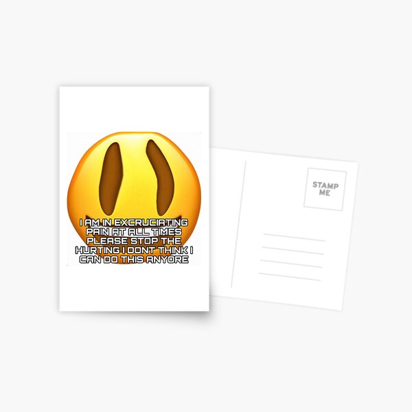 Cursed Emoji - Adorable Postcard for Sale by Luke Paris