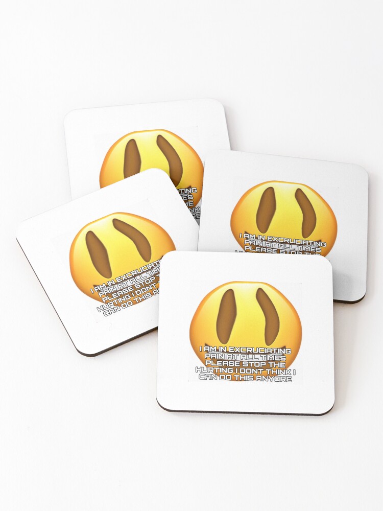 Cursed Emoji Meme Coasters for Sale