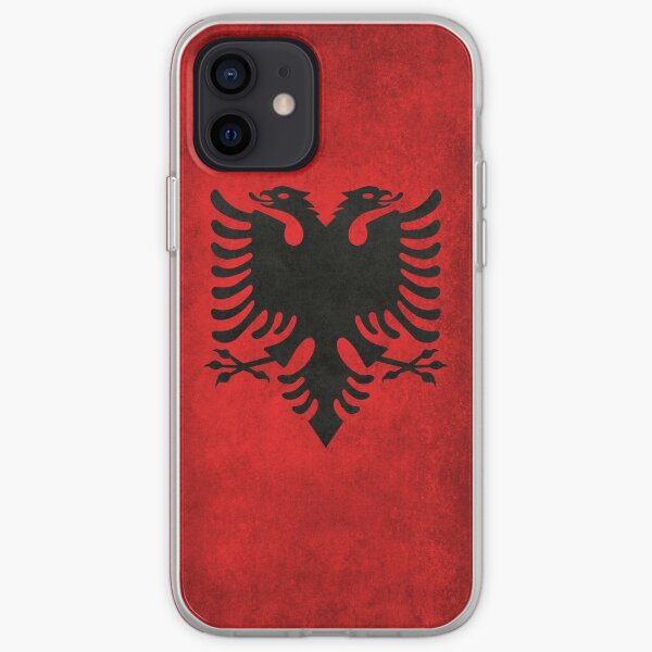 Flag of Albania - Super Grunge iPhone Soft Case