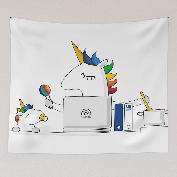 Item preview, Super Parent Unicorn designed and sold by LaDaDi.