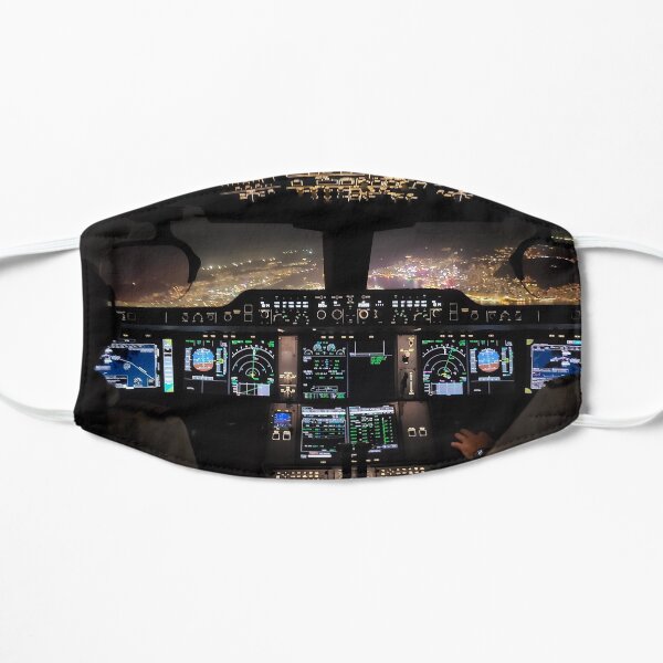 Airbus A350 -900 Cockpit out of Hong Kong Mask
