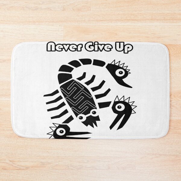 Item preview, Never give up white designed and sold by ivanoel.